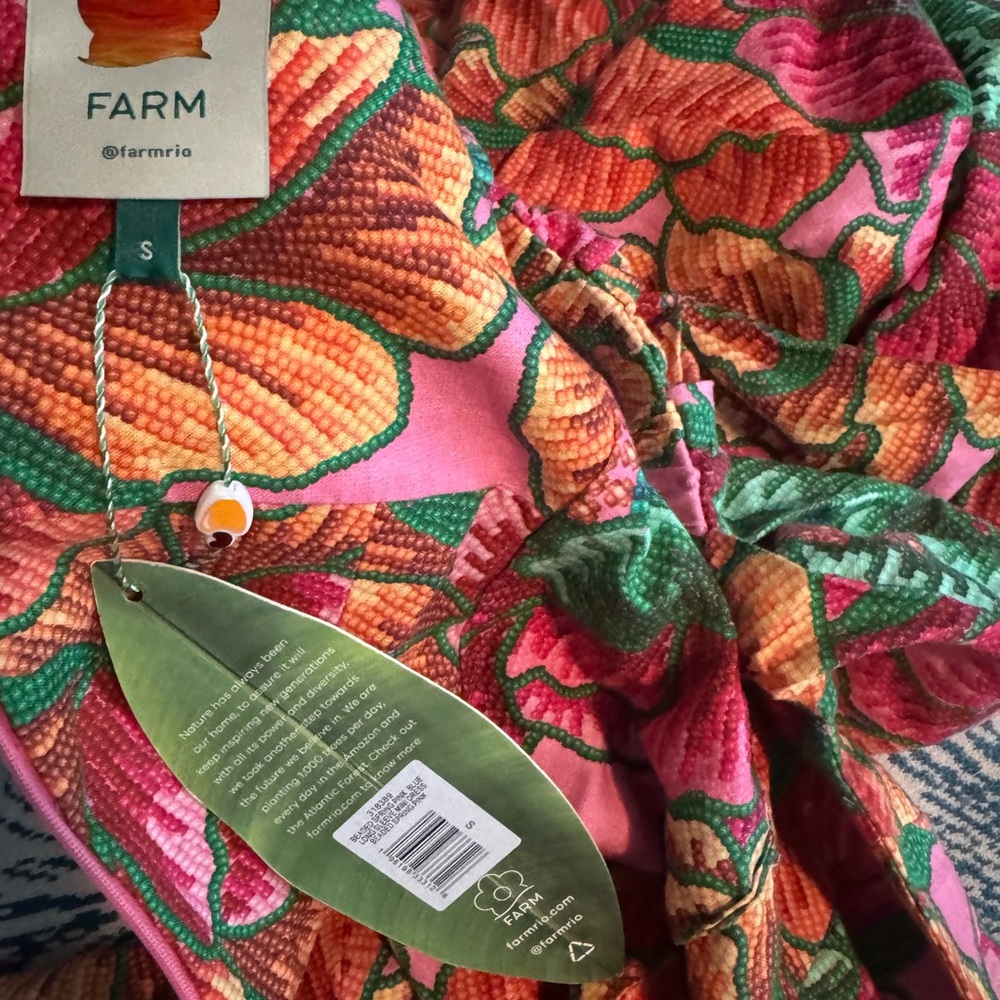 FARM Rio Colorful Floral Mini Dress - Picture 7 of 8